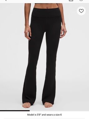 Lululemon Black Flare Nulu Yoga Pants Size 12